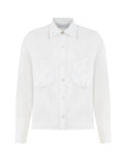 PAPATYA WHITE SHIRT WITH PLEATED POCKET DETAIL