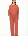 SALKIM FRINGE-DETAILED BLOUSE