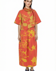 CONIC SKIRT WITH FLORAL PATTERN