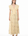 PAISLEY PATTERN YELLOW SKIRT