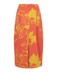 CONIC SKIRT WITH FLORAL PATTERN