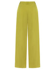 CLASSIC OLIVE PLEATED PANTS
