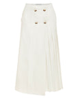 MIDI SKIRT WITH SIDE PLEATS