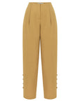 TRENCH PANTS WITH BUTTONS