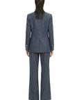 CLASSIC STRIPED FLARED PANTS