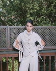 BEIGE STRIPED JACKET