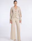 BEIGE STRIPED JACKET