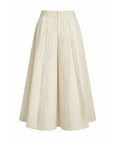 BUTTER YELLOW PLEATED SKIRT