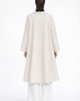 TRENCH COAT WITH FLORAL EMBROIDERED BUTTONS