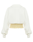 MIMOZA SHIRT WITH BUTTER YELLOW CORSET
