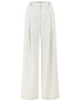 STRIPED WIDE LEG PANTS