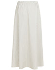 BLUE STRIPED LONG SKIRT WITH FISH PATTERNS