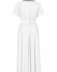 WHITE POPLIN SHIRT DRESS
