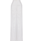 WHITE FLARED PANTS