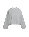 GREY PRINTED SWEATSHIRT
