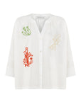 AMALFI SHIRT WITH EMBROIDERY