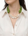 KHAKI BANDANA NECKLACE