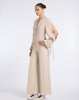 BEIGE STRIPED JACKET