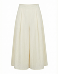 BUTTER YELLOW PLEATED SKIRT