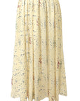 PAISLEY PATTERN YELLOW SKIRT