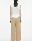 WIDE LEG PANTS WITH PLEATS