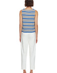 Marine Striped Cotton Knit Tank